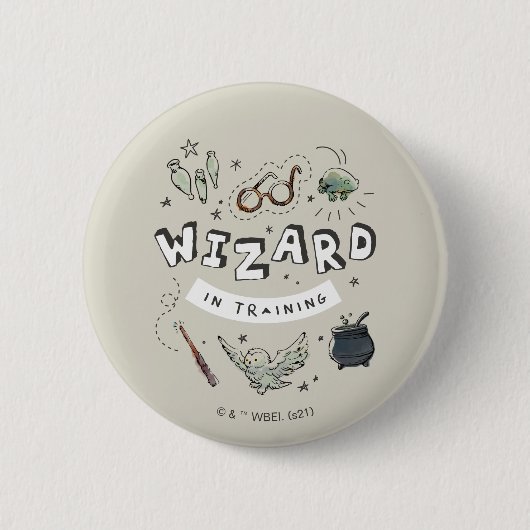 HARRY POTTER™ | Wizard in Training Ronde Button 5,7 Cm (Voorkant)