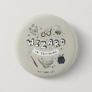 HARRY POTTER™   Wizard in Training Ronde Button 5,7 Cm