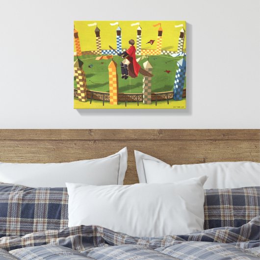 HARRY POTTER™ zoekt de Golden Snitch Canvas Afdruk (Insitu (Slaapkamer))