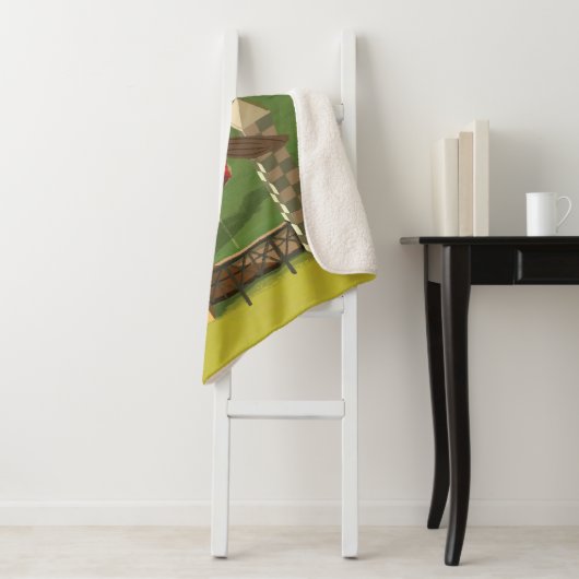 HARRY POTTER™ zoekt de Golden Snitch Sherpa Deken (In situ)