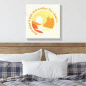 HARRY POTTER™ | Zomer Magic HOGWARTS™ Castle Canvas Afdruk (Insitu (Slaapkamer))