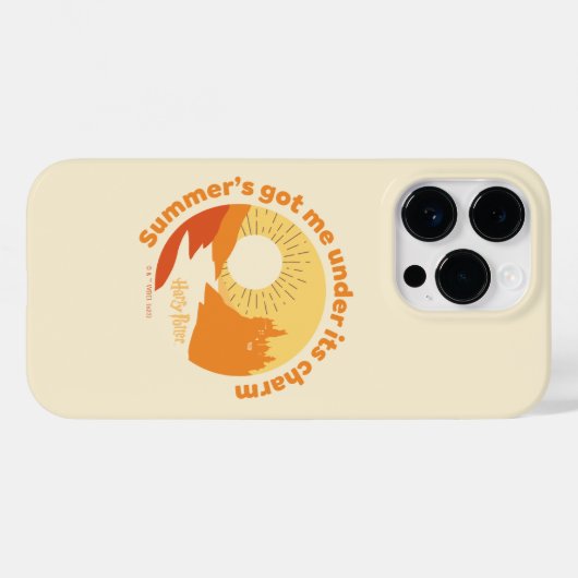 HARRY POTTER™ | Zomer Magic HOGWARTS™ Castle Case-Mate iPhone Case (Achterkant (horizontaal))