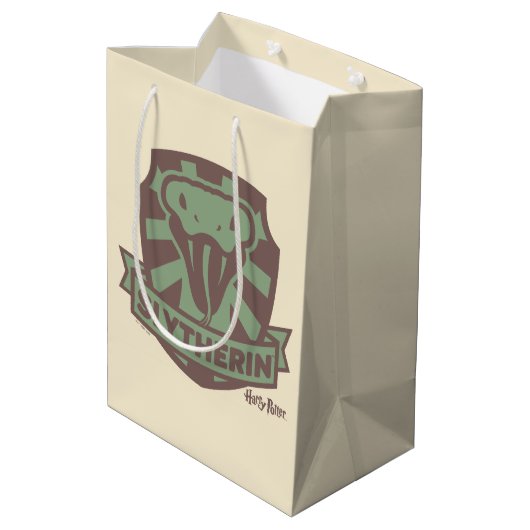 HARRY POTTER™ | Zomer Magie SLYTHERIN™ Wapen Medium Cadeauzakje (Achterkant Gekanteld)