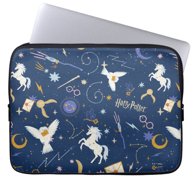 HARRY POTTER™ Zomer Zonnewende Icoon Patroon Laptop Sleeve (Voorkant)