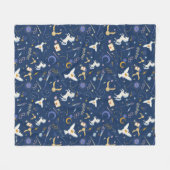 HARRY POTTER™ Zomer Zonnewende Icoonpatroon Fleece Deken (Voorkant (Horizontaal))