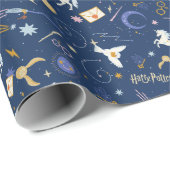 HARRY POTTER™ Zomerzonnewende Icoon Patroon Cadeaupapier (Rol Hoek)