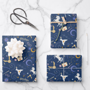 HARRY POTTER™ Zomerzonnewende Icoonpatroon Inpakpapier Vel
