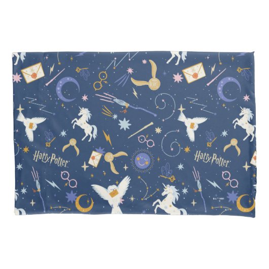 HARRY POTTER™ Zomerzonnewende Icoonpatroon Kussensloop (Voorkant)