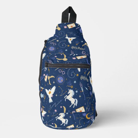 HARRY POTTER™ Zomerzonnewende Icoonpatroon Sling Bag (Voorkant)