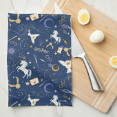HARRY POTTER™ Zomerzonnewende Icoonpatroon Theedoek (Quarter Fold)