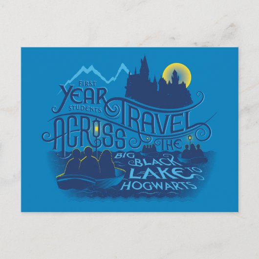 Harry Potter | Zwart meer naar Hogwarts Briefkaart (Voorkant)