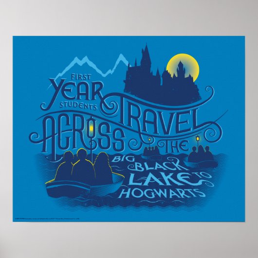 Harry Potter | Zwart meer naar Hogwarts Poster (Voorkant)