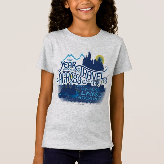 Harry Potter| Zwart meer naar hogwratten T-shirt (Voorkant)