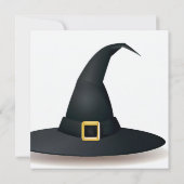 Harry Potter | Zwarte Heksenhoed Baby Shower Kaart (Achterkant)