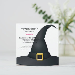 Harry Potter   Zwarte Heksenhoed Baby Shower Kaart