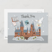 Harry Potter | Zweinstein Castle Dank u Briefkaart (Voorkant / Achterkant)