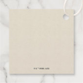 Harry Potter | Zweinstein Castle Vrijgezellenfeest Bedankjes Labels (Achterkant)