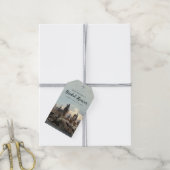 Harry Potter | Zweinstein Castle Vrijgezellenfeest Cadeaulabel (Met Touw)