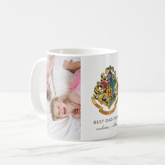 Harry Potter | Zweinstein Crest - Beste papa ooit Koffiemok (Voorkant links)