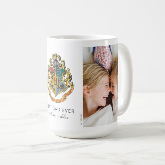 Harry Potter | Zweinstein Crest - Beste papa ooit Koffiemok (Voorkant rechts)