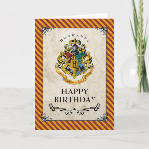 Harry Potter Zweinstein Crest Gelukkige Verjaardag Kaart