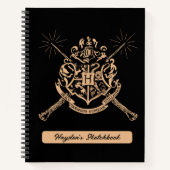 Harry Potter | Zweinstein Crossed Wands Crest sche Notitieboek (Voorkant)