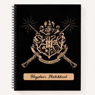 Harry Potter   Zweinstein Crossed Wands Crest sche Notitieboek
