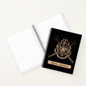 Harry Potter | Zweinstein Crossed Wands Crest sche Notitieboek (Binnen)