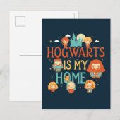 HARRY POTTER™ | ZWERKSTEDEN™ IS MIJN THUIS BRIEFKAART (Voorkant / Achterkant)