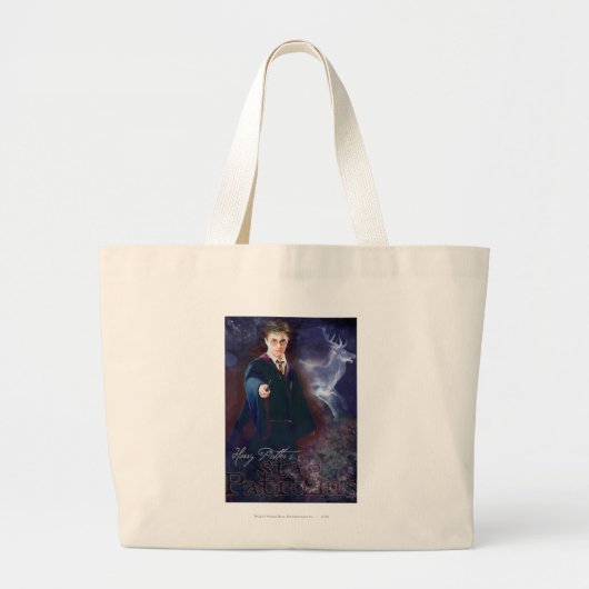 Harry Potters herten Patronus Grote Tote Bag (Voorkant)