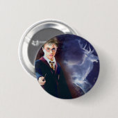 Harry Potters herten Patronus Ronde Button 5,7 Cm (Voorkant /achterkant)
