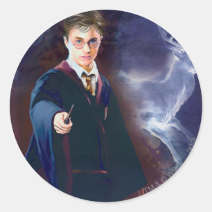 Harry Potter's Stag Patronus Ronde Sticker