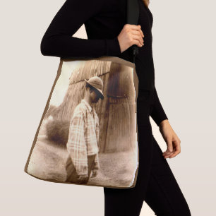 Harry print ongeveer 1920 crossbody tas