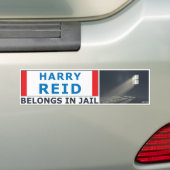 Harry Reid Bumpersticker (Op auto)