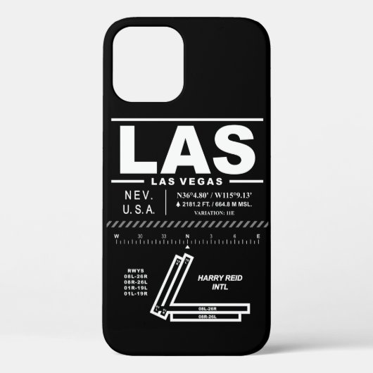 Harry Reid International Airport LAS Case-Mate iPhone Case (Achterkant)