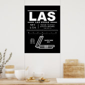 Harry Reid International Airport LAS Poster (Keuken)