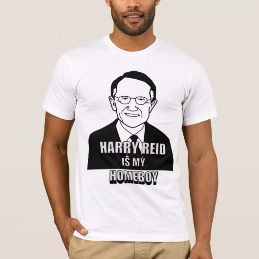 Harry Reid is mijn Homeboy. T-shirt (Voorkant)
