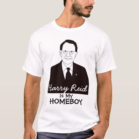 Harry Reid is mijn Homeboy T-shirt (Voorkant)
