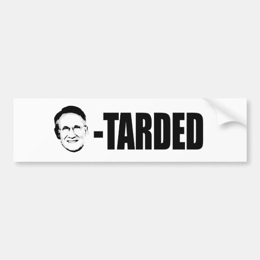 Harry Reid-tarded Bumpersticker (Voorkant)
