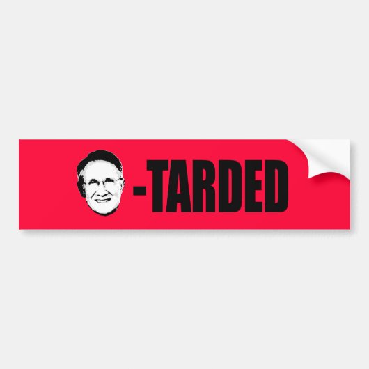 Harry Reid-tarded Bumpersticker (Voorkant)