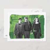Harry, Ron en Hermione 1 Briefkaart (Voorkant / Achterkant)