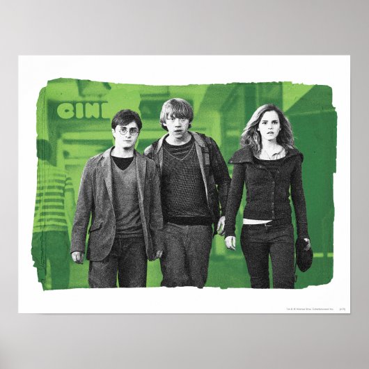Harry, Ron en Hermione 1 Poster (Voorkant)