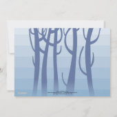 Harry, Ron en Hermione vliegen in Bossen Kerstmis Feestdagenkaart (Achterkant)