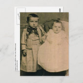 Harry & Rosie, kinderen van Hal & Lottie ZARFOS Briefkaart (Voorkant / Achterkant)