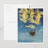 Harry Rountree Kind Vliegen Met Wilde Zwanen Briefkaart (Voorkant / Achterkant)