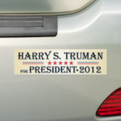 Harry S. Truman 2012 Bumpersticker (Op auto)