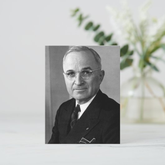 Harry S. Truman 33 Briefkaart (Staand voorkant)