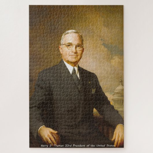 Harry S. Truman 33e president legpuzzel (Verticaal)