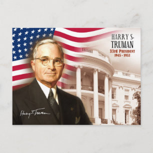Harry S. Truman - 33e President van de VS Briefkaart