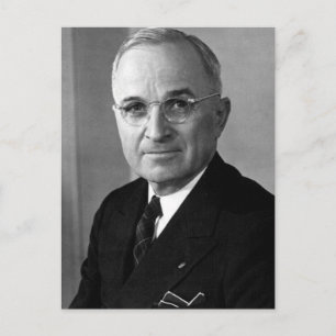 Harry S. Truman 33rd President Briefkaart